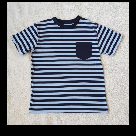Cat & Jack Other - Gap Boys Blue Stripes Boys Short Sleeves TeeShirt
